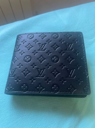 Portafoglio LV nero nuovo