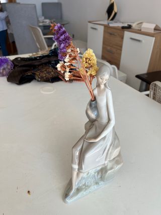 Figura porcelana niña - Decoración