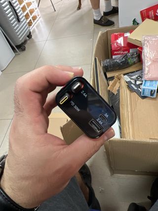 LISEN Cargador de Coche Carga Rapida Retráctil 4-1