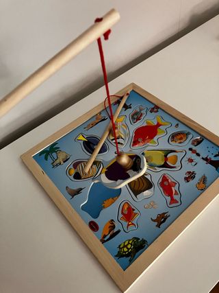 Juego Pesca Madera Infantil