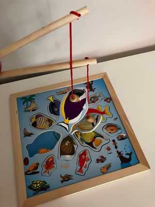 Juego Pesca Madera Infantil