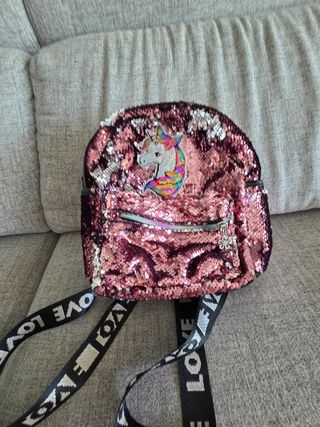 Mochila infantil lentejuelas