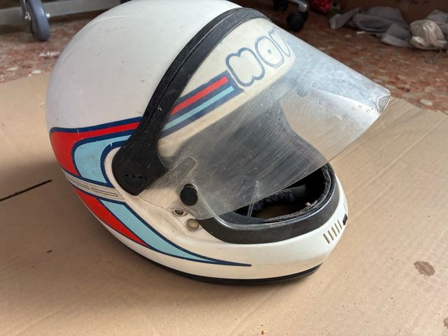 Casco moto vintage NOVO