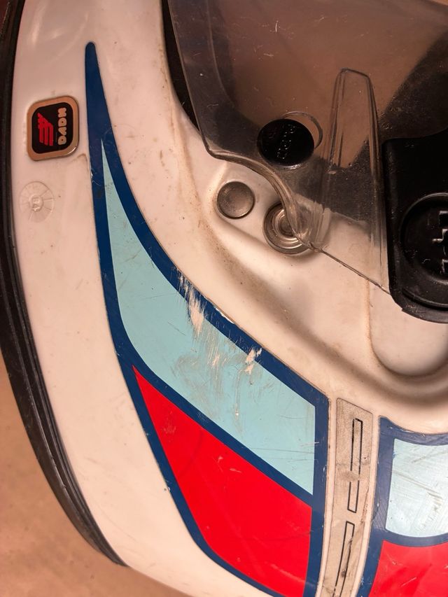 Casco moto vintage NOVO