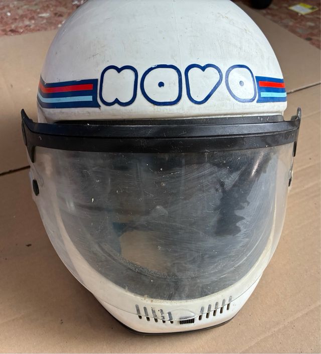 Casco moto vintage NOVO