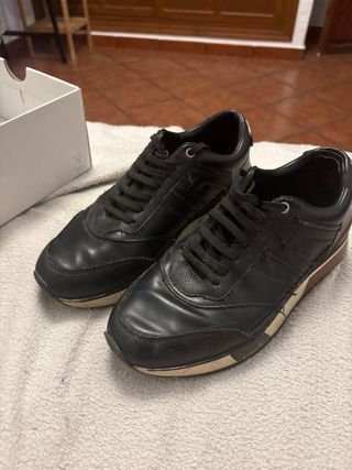 Zapatillas Zara Hombre Marrón-Negro