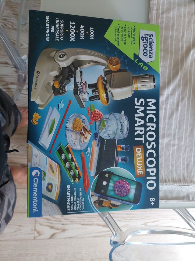 Microscopio Clementoni Smart Deluxe 8+