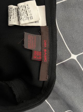 Mini Falda Negra Zara