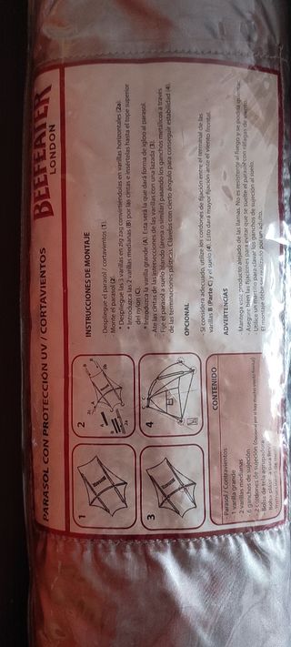 Parasol  - Cortavientos