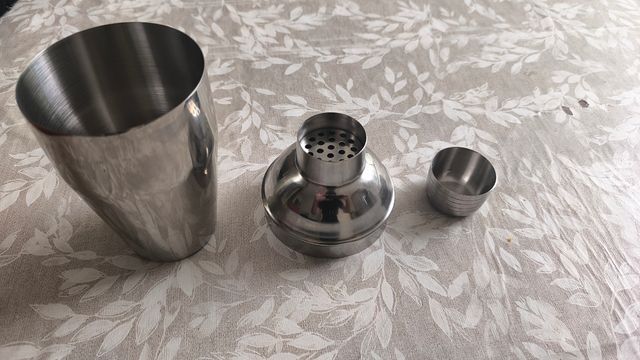 Kit coctelería - Caja cuero marrón