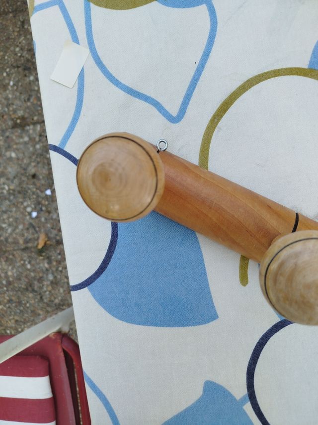 Perchero madera 3 ganchos