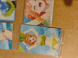 Sealed Bandai metal card Quintessential Quintuplet