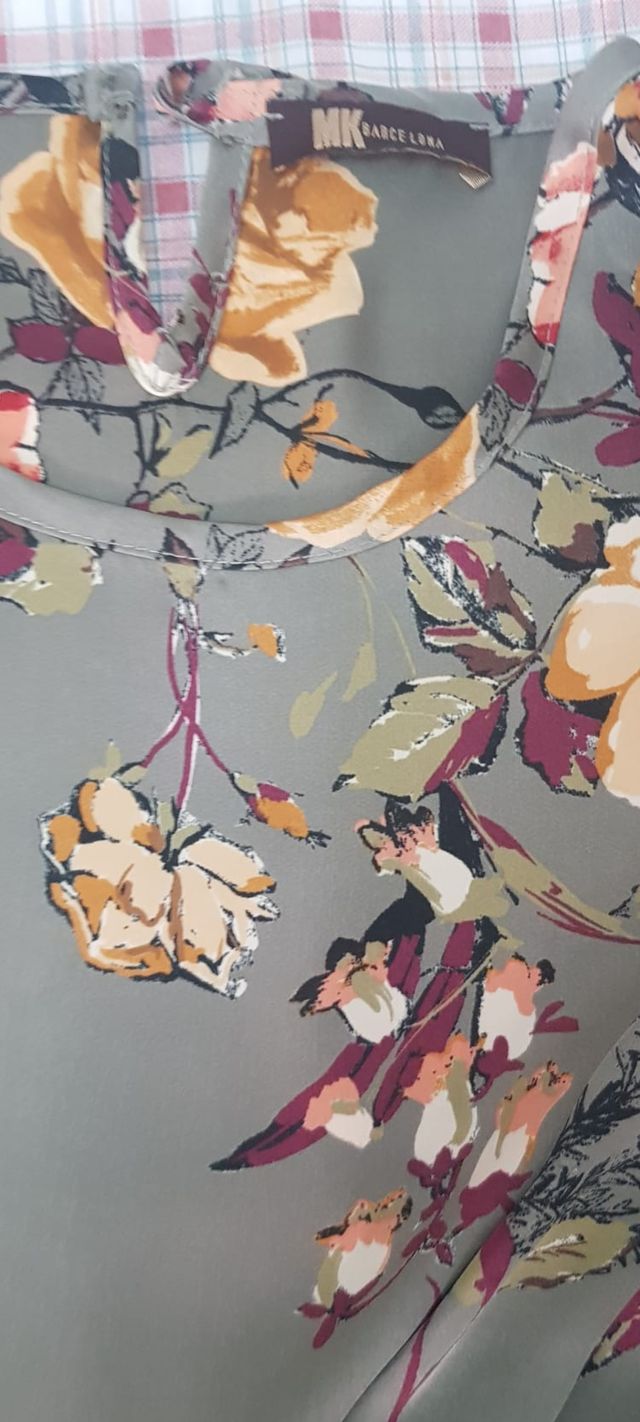 Vestido flores MK BARCE LONA