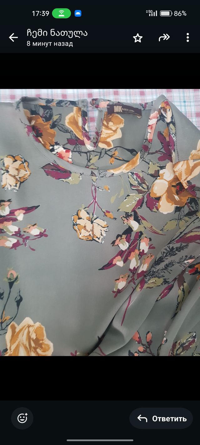 Vestido flores MK BARCE LONA