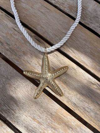 Collar Estrella de Mar Dorado