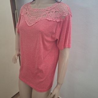 Top vintage corallo