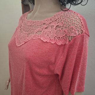 Top vintage corallo
