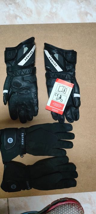 3 Guantes Armure Piel XL