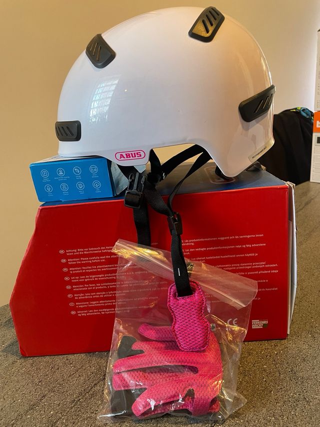 Casco bici Abus bianco