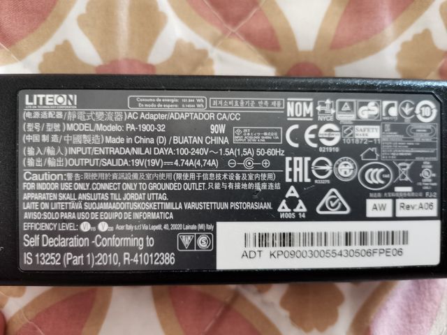 Portátil Acer Negro