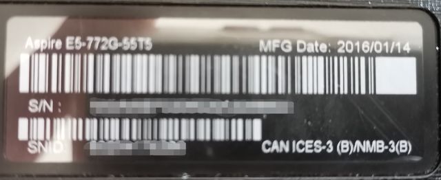 Portátil Acer Negro