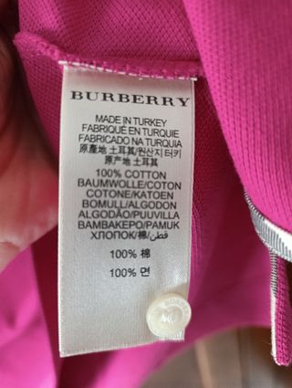 Polo Burberry morado
