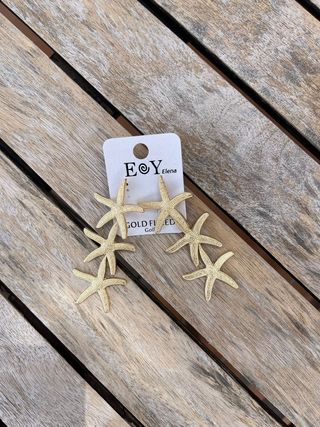 Pendientes Estrella  dorados