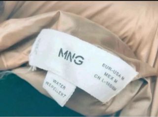 Abrigo acolchado Mango verde oliva