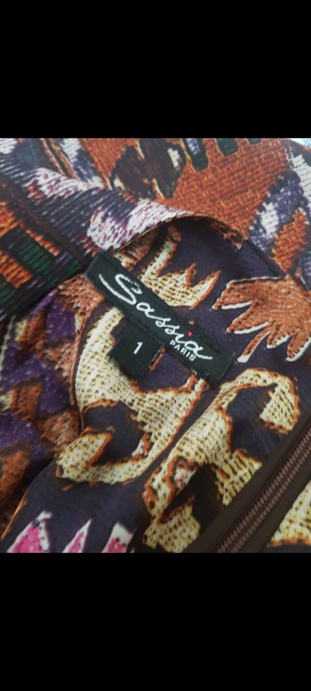 Vestido Saona Paris multicolor talla S