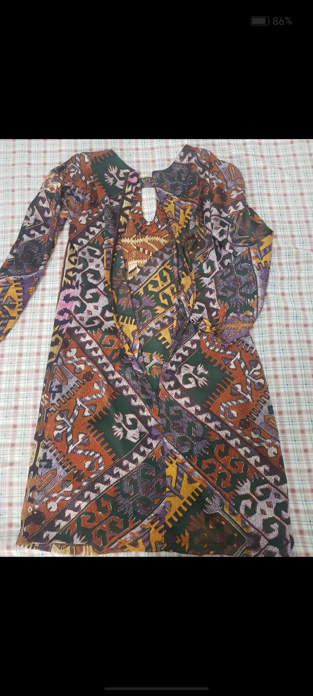 Vestido Saona Paris multicolor talla S