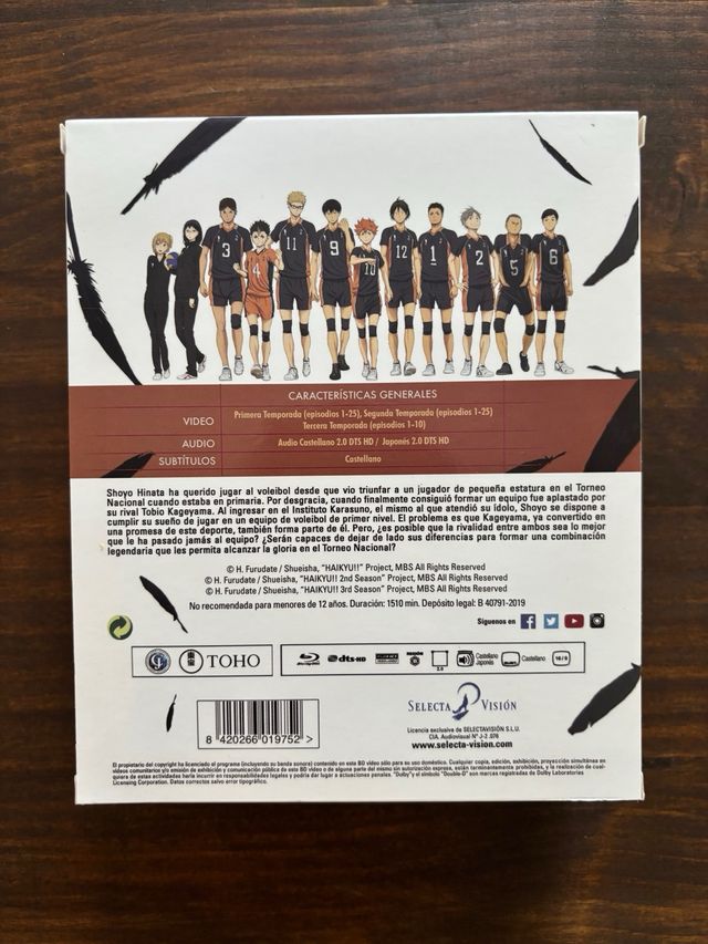 Haikyu!! Blu-ray (Temporadas 1-3)