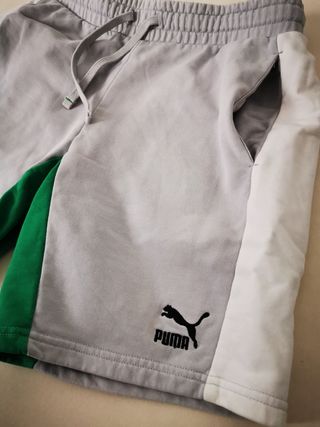 PUMA Set chandal corto + camiseta M