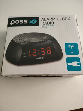 Radio despertador POSS CR30 | Reloj despertador