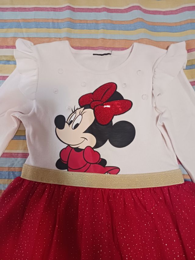 Vestido Minnie Mouse niña