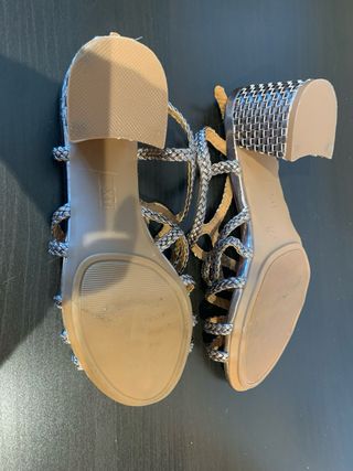 Sandalias tacón The Roof Touch - Plata - 40