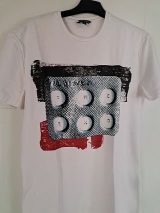 Camiseta Antony Morato blanca talla S