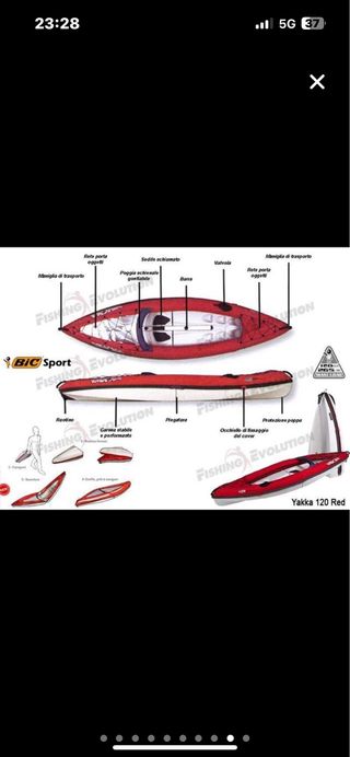 Kayak inflable individual plegable
Esta en Noja