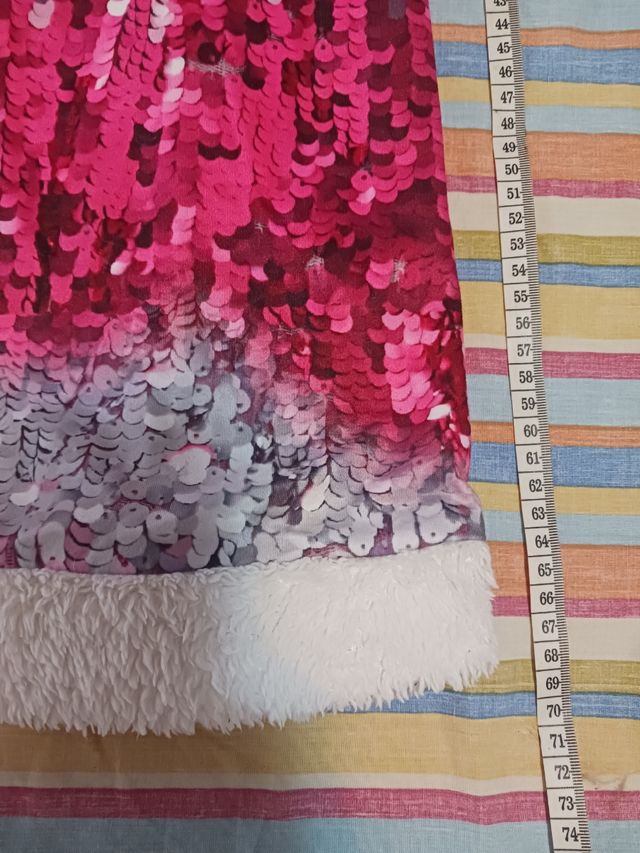 Vestido lentejuelas Navidad niña