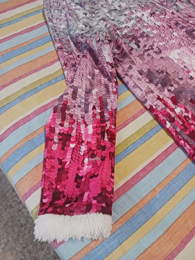 Vestido lentejuelas Navidad niña