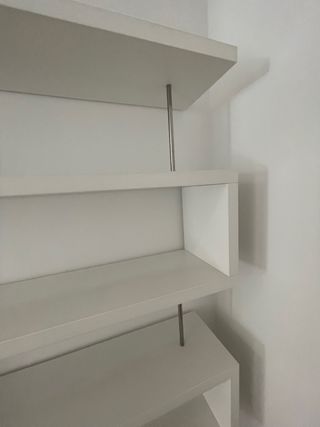 Estantería blanca librería-Moderna Diseño Italiano