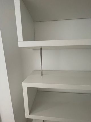 Estantería blanca librería-Moderna Diseño Italiano