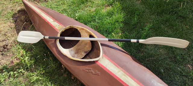 Kayak fibra vidrio + remo