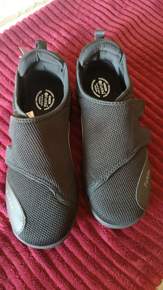 FitVille - Zapatos negros descanso