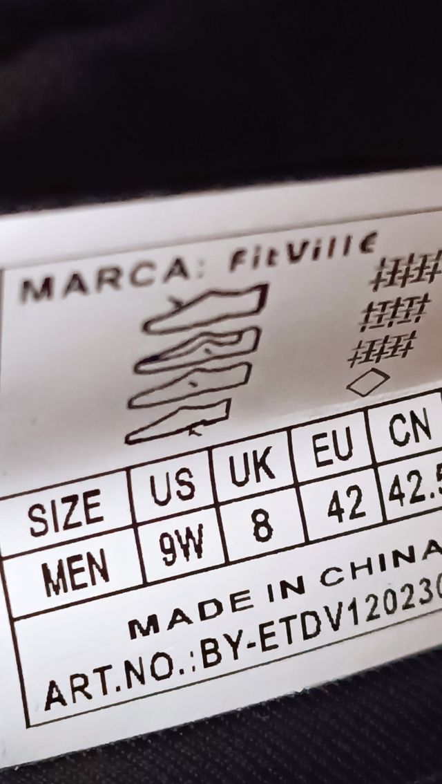 FitVille - Zapatos negros descanso