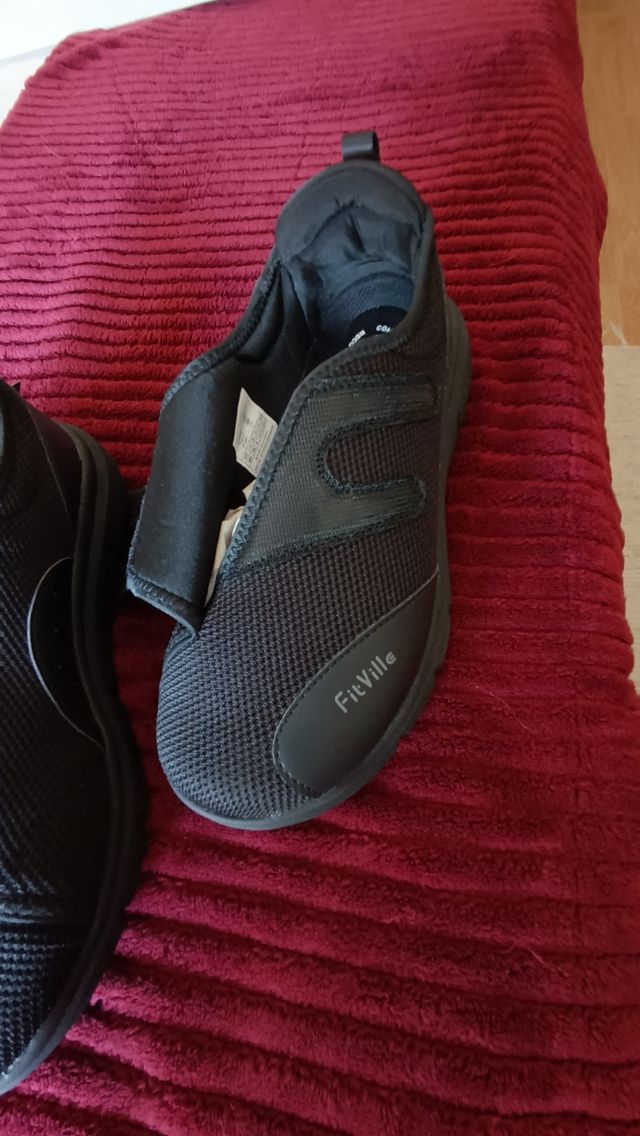 FitVille - Zapatos negros descanso