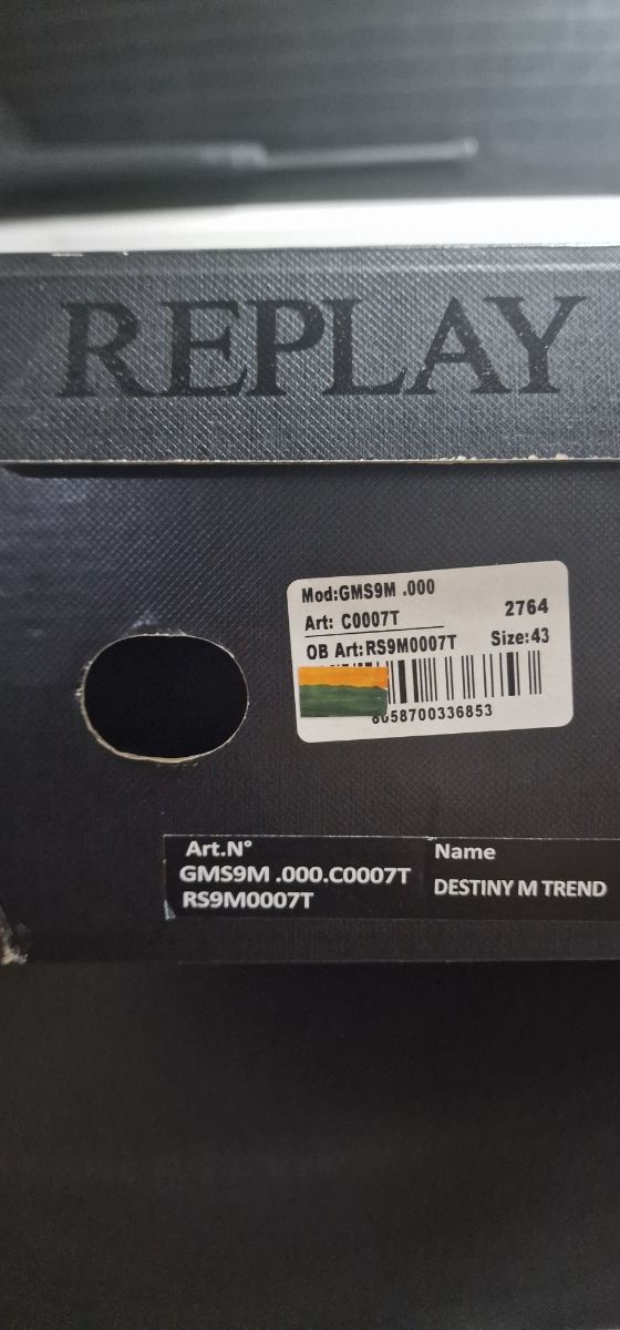 Zapatillas Replay Destiny M Trend - 43