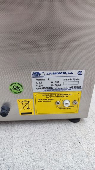 Baño Maria Selecta laboratorio