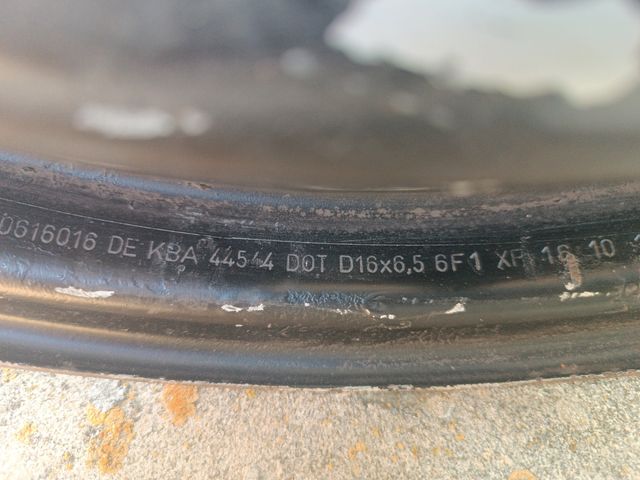 Llantas VW T6 16" 4 unidades