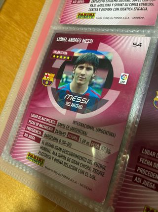 Cromo Messi Panini Mega Cracks 2006-07