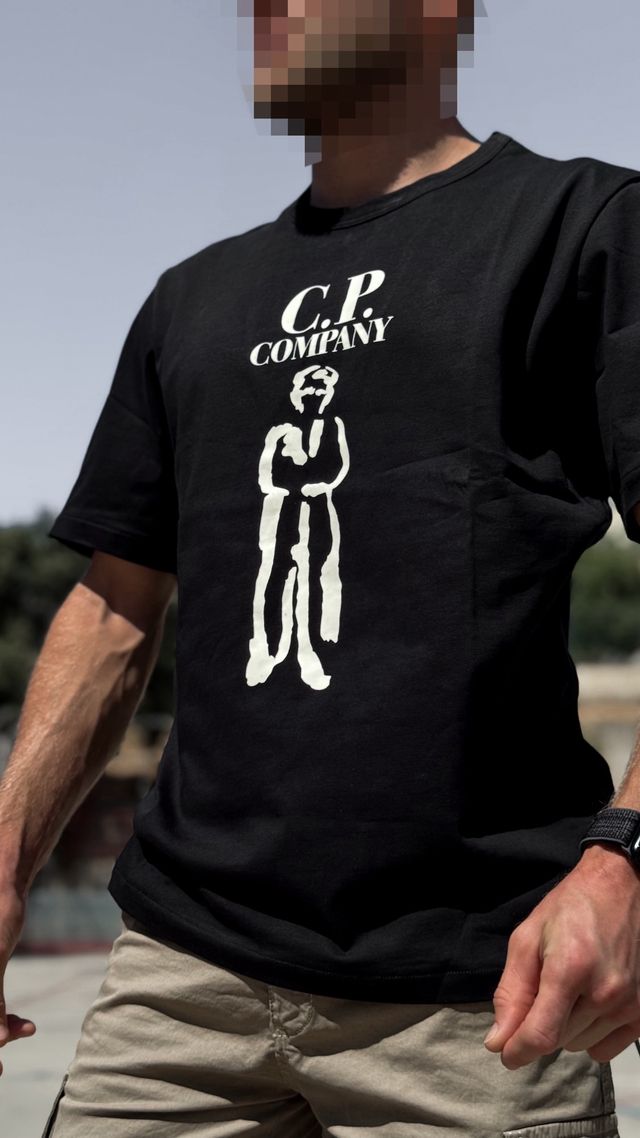 “EXCLUSIVA” Camiseta C.P. Company negra - Talla M